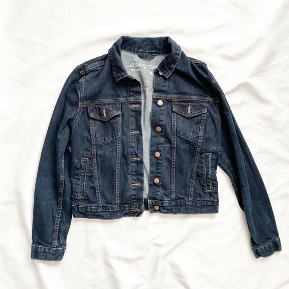 GAP Jackets & Blazers - GAP Icon Dark Wash Denim Jacket